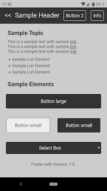 Screenshot Sample Page