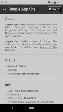 Screenshot Info Page
