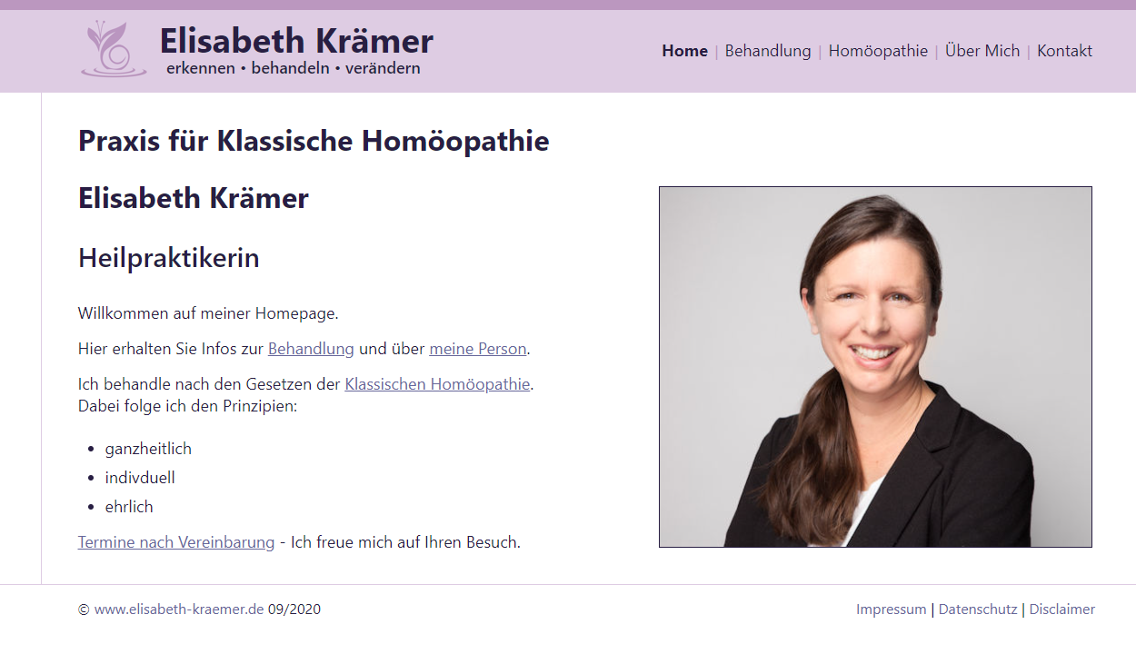 Screenshot Website