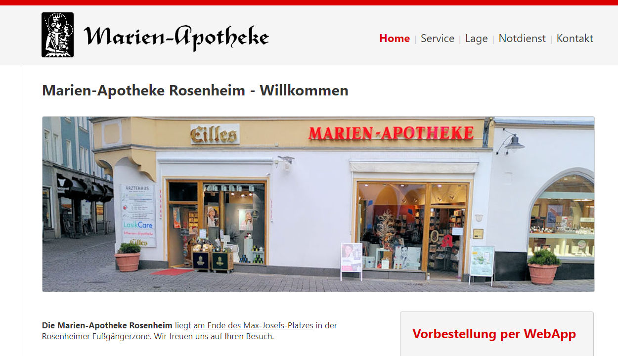 Screenshot Website