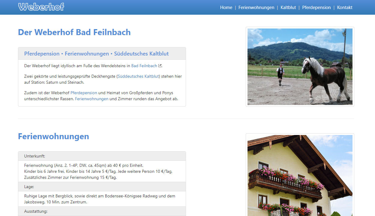 Screenshot Website